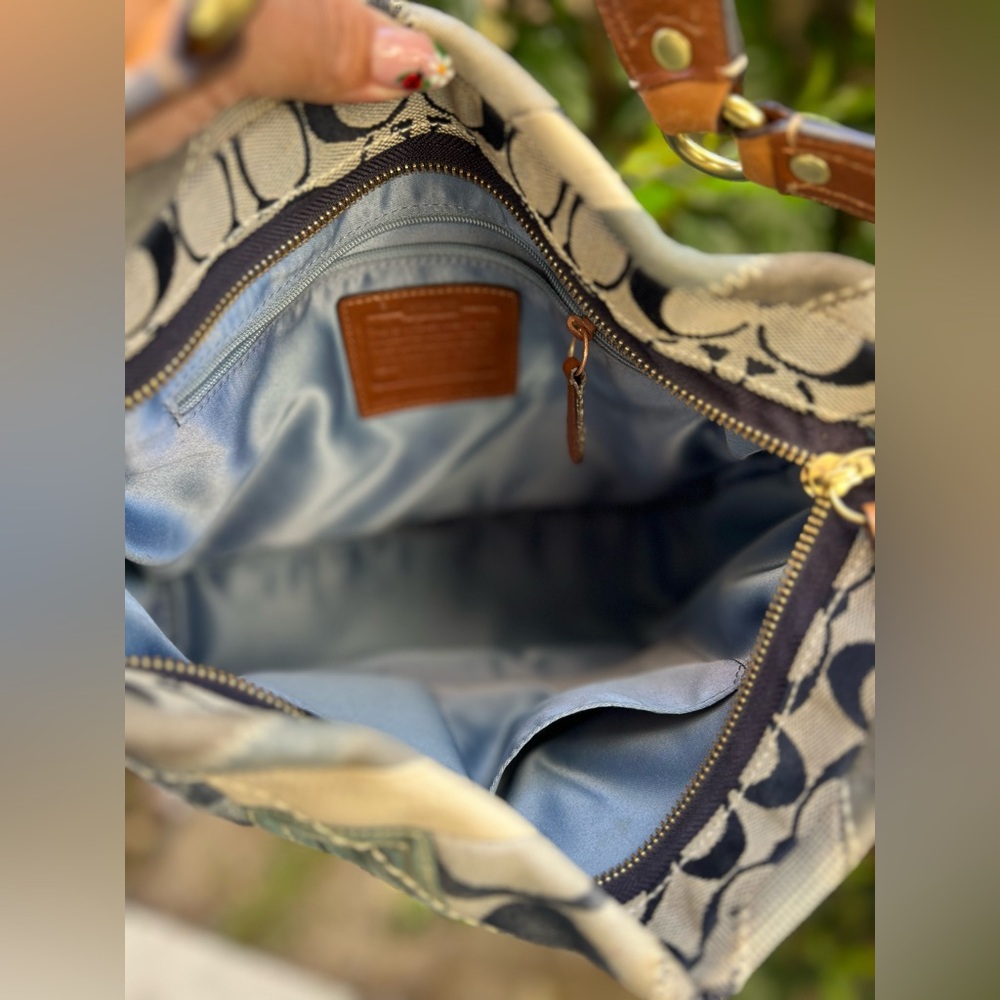 Coach 2008 Carly Patchwork denim - image 11